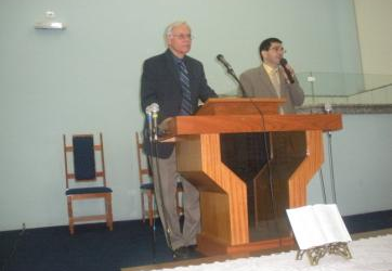 Rom and Dr. Peterson in Londrina