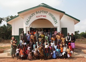 Adutwie Church Building & Members Feb. 8, 2015