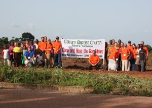 Thank you Bible Baptist Church for helping us buy the land for the Bamire Church, we are planning to break ground on March 29, 2015.